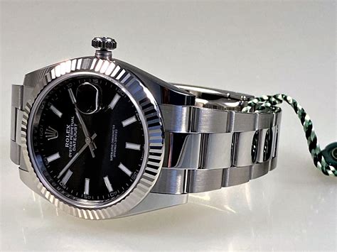 rolex datejust zifferblatt schwarz